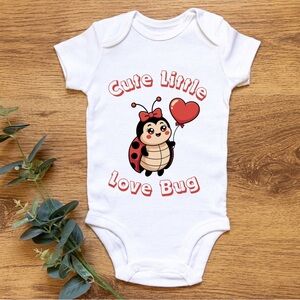 Cute Little Love Bug Baby Onesie